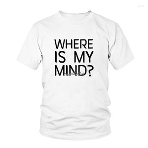 Camisetas de hombre Where Is My Mind Pixies Fan's T-shirt Moda Mujer Tops Tumblr Summer Hipster Camiseta de música femenina