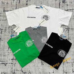 Camisetas para hombres Blanco Negro Verde Gris Casual Cole Buxton Camiseta Hombres Mujeres Algodón Clásico Lema Estampado de gran tamaño Camiseta con etiqueta T230910