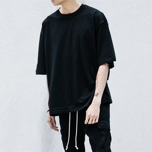 Heren T-shirts Hele Man Streetwear T Stijl Kleding Mannen Shirts Uitgebreid Wit grijs zwart Oversized Tee Homme Hip hop Ha1964