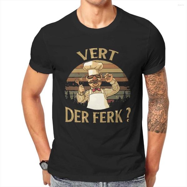 T-shirts pour hommes en gros été Vert Der Ferk rétrocolor surdimensionné décontracté coton ample 2022 couleur 196313
