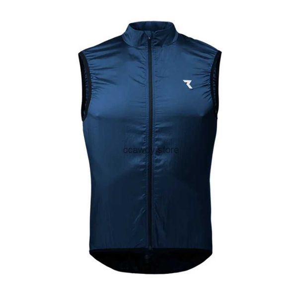 Camisetas para hombres A prueba de viento / Chaleco de ciclismo impermeable Sevess para hombres Azul marino Git Bicyc Ropa Chaco Ciclismo Hombre MTB Chaleco Bike JerseyH24123