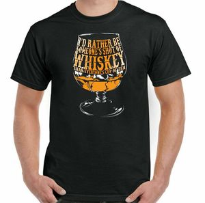 T-shirts pour hommes Vin T-shirt Whisky Alcool Humour S de Mens Funny Party BBQ Malt Verre Confortable Manches Courtes Casual Tops Chemise De Loisirs