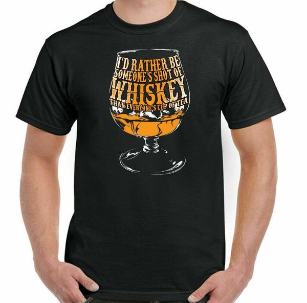 Camisetas para hombre Camiseta de vino Whisky Alcohol Humor S Of Mens Fiesta divertida BBQ Malt Glass Cómoda manga corta Casual Tops Camisa de ocio