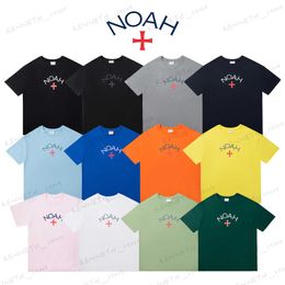 T-shirts pour hommes avec sac de transport Noah OG Expédition de première génération Cross manches courtes High Street Loose Couple respirant T-shirt pour hommes T230317