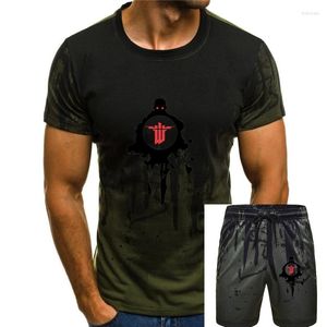 T-shirts pour hommes Wolfenstein Chemise T-shirt 3XL T-shirt classique en coton à manches courtes Graphique Mens T-shirt amusant