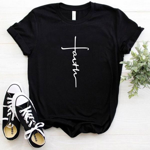 T-shirts voor heren Dames Veelzijdig Zomer Geloof Letters Print T-Shirt Retro Trend Sexy Veelkleurig Grote maten Sport Ruimvallend Comfort T-ShirtMe