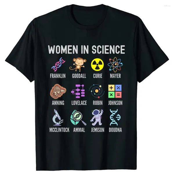 T-shirts pour hommes Femmes en sciences professeurs de science style graphique graphique streetwear streetwear courte manche cadeaux T-shirt pour hommes vêtements