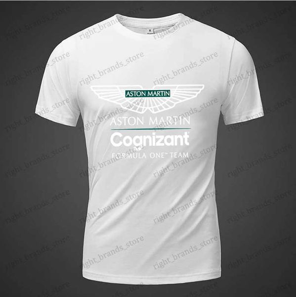 T-shirts voor heren Dames casual katoen Zomer Aston Martin T-shirt F1 Fitness-T-shirt met korte mouwen Medium stretch GYM T-shirt Grote maten T240122