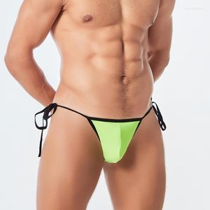 Camisetas para hombres Trajes de baño para mujeres T114 Sexy Tether Cintura baja Hombres ajustados 2023 Verano Natación Playa Surf Swim Trunk Calzoncillos Bikinis Tanga Trajes de baño