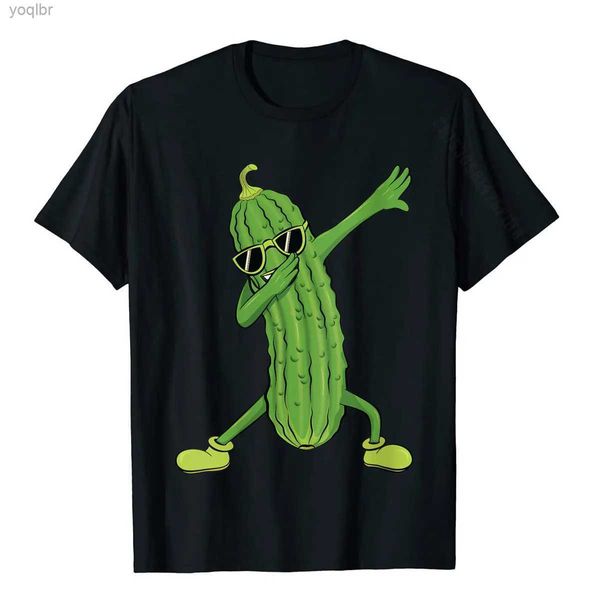 T-shirts pour hommes dabbg kimchi danse codumber amateur drôle cadeau t-shirt fitness top top pur coton mens t-shirtl2405