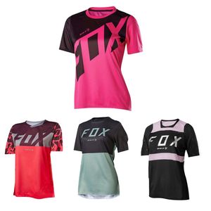 T-shirts masculins pour femmes Downhill Jersey Bat Fox Mountain Vertor Teams Breathable T-shirt à séchage rapide GSD1 à manches courtes