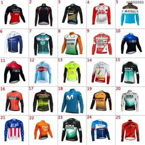T-shirts pour femmes Leggings 2021 Thermal Fleece Hommes cyclisme long jersey de sommeil 5cb2
