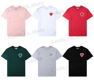 T-shirts masculins T-shirts féminins d'été 100% coton coréen T-shirt mascu / femme causal o-girt t-shirt masculin t-shirt masculin taille s-xl t240411