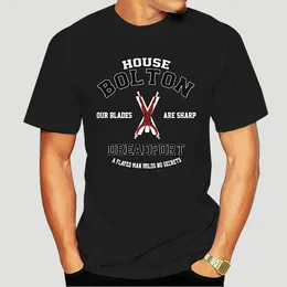 T-shirts pour hommes travail à manches courtes hommes mode col rond maison Bolton Shirts-1565A