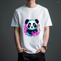 Heren T-shirts WSFEC S-4XL Grafisch Voor Heren Kleding Zomer Korte mouw Panda Patroon Mode Casual Sport Top Custom Drop