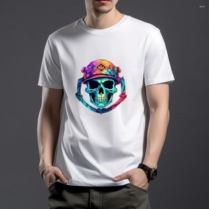 Camisetas de hombre WSFEC S-4XL Camisa gráfica Ropa de hombre Algodón puro Manga corta El cráneo de un patrón de ladrón de mar Moda Casual Top al por mayor