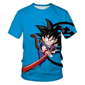 T-shirts voor heren Wukong Summer Fashion 3d Heren Gedrukte Casual Shirts Boys Girls Cute Cartoon T Shirtsmen's