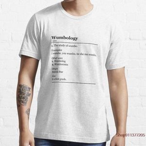 T-shirts T-shirts T-shirts Wombolie T-shirt Topkwaliteit Katoenen Print Korte Mouw Mannen T-shirt Casual Theory Mens Tshirt