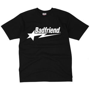 T-shirts voor heren Y2K Hip Hop Letter Printing T-shirt Vriend afdrukken Grote top Harajuku Mode Casual Volledige bijpassende losse top Straatkleding 230425