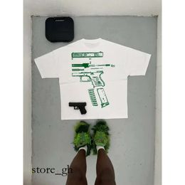 T-shirts pour hommes Y2K Chemise Hommes Harajuku Hip Hop dans We Trust Graphic Print Col Rond Coton Surdimensionné Tshirt Gothique Manches Courtes Tops 379