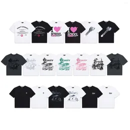 Men's T Shirts Y2k Shirt VICINITY Hip Hop Letter Graphic Printing Oversized Tshirt Men Women Harajuku Fashion Gothic Short Sleeved Tops