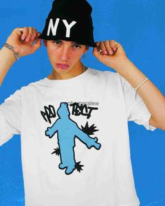 T-shirts hommes Y2K T-shirt Harajuku Hip Hop Dessin animé graphique imprimé surdimensionné chemise à manches courtes hommes femmes mode casual gothique hauts streetwearephemeralew