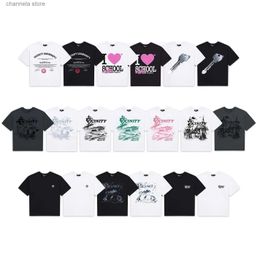 T-shirts hommes Y2K T-shirt Vicinity Hip Hop Lettre Graphique Impression Tshirt surdimensionné Hommes Femmes Nouveau Harajuku Mode Gothique Tops à manches courtes T240227