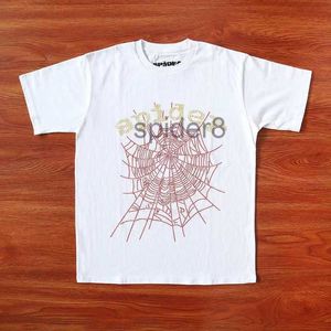 Heren T-shirts Y2k t-shirts Spider 555 Hip Hop Kanyes Style Sp5der 555555 Tshirt Spiders Jumper Europese en Amerikaanse jonge zangers korte mouw 3z2h 1A0R