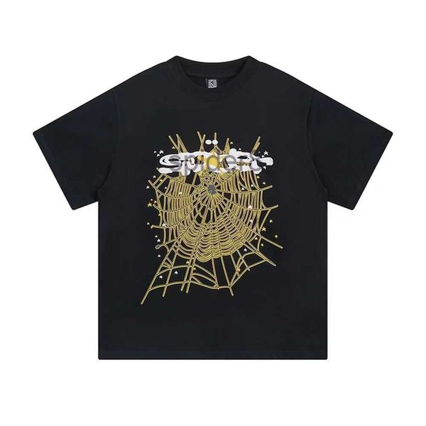 Camisetas para hombre Y2k t Shirts Spider 555 Hip Hop Kanyes Style Sp5der 555555 Camiseta Spiders Jumper Cantantes jóvenes europeos y americanos Manga corta Zjar YLN5