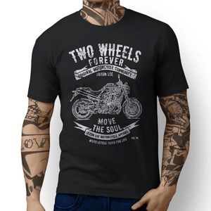 T-shirts pour hommes Yamaha MT-01 Inspiré Moto Art Design Hommes Col Rond Coton Mode Cool Tops T ShirtsMen's