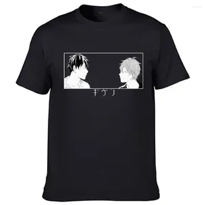 Camisetas para hombre Yaoi Bl, camisetas musicales de Manga de Anime, ropa de calle de verano a la moda, camisetas holgadas divertidas Harajuku