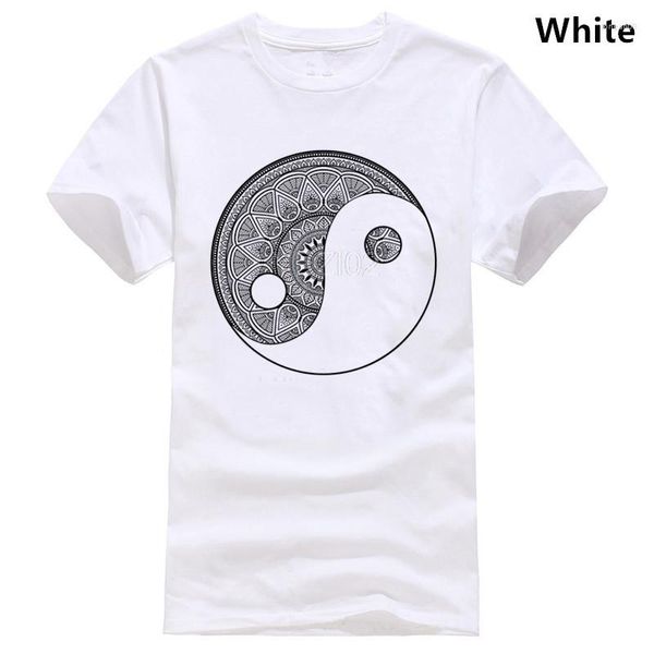 T-shirts pour hommes Yin Yang Mandala chemise Namaste Yoga Cosmos univers amour Boho nature spirituelle