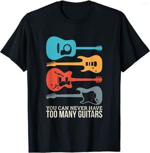 T-shirts pour hommes, vous ne pouvez jamais avoir trop de guitares