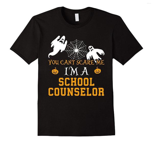 T-shirts pour hommes Vous ne pouvez pas Je suis un conseiller scolaire-T-shirt d'Halloween Bonne qualité Marque Coton Style d'été Cool Design frais