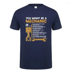 T-shirts pour hommes vous pourriez être un mécanicien si chemise été femmes hommes à manches courtes cadeaux drôles T-shirts classiques coton t-shirt hauts