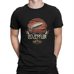 T-shirts pour hommes Zep's Timeless Echo Ensemble T-shirt unique Bande LED Zeppelin Chemise de loisirs Trucs d'été pour hommes femmes