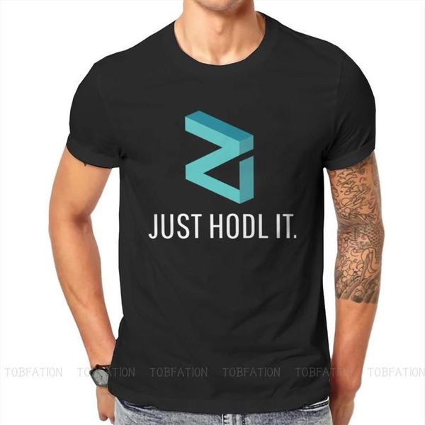 T-shirts pour hommes Zil Zilliqa Blockchain Crypto-monnaie Crypto Tshirt pour hommes Just Hodl It Soft Casual Tee T-shirt Nouveauté Trend297S