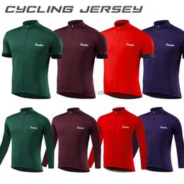 T-shirts pour hommesMaillots de cyclisme Jeunesse Long Seve Chemises de cyclisme Bicyc Vêtements KitBike Wear Triathlon Maillot CiclismoH2421