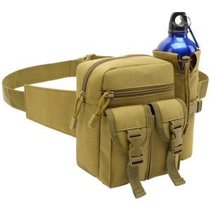 Sac de taille tactique en Nylon pour hommes, bouteille étanche, Camouflage, chasse, randonnée, escalade, sac de ceinture pour téléphone portable en plein air 240103