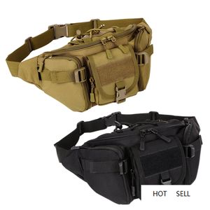 Sac de taille tactique pour hommes Pack Pack Camo Sac de ceinture de hanche étanche pour la randonnée Escalade en plein air