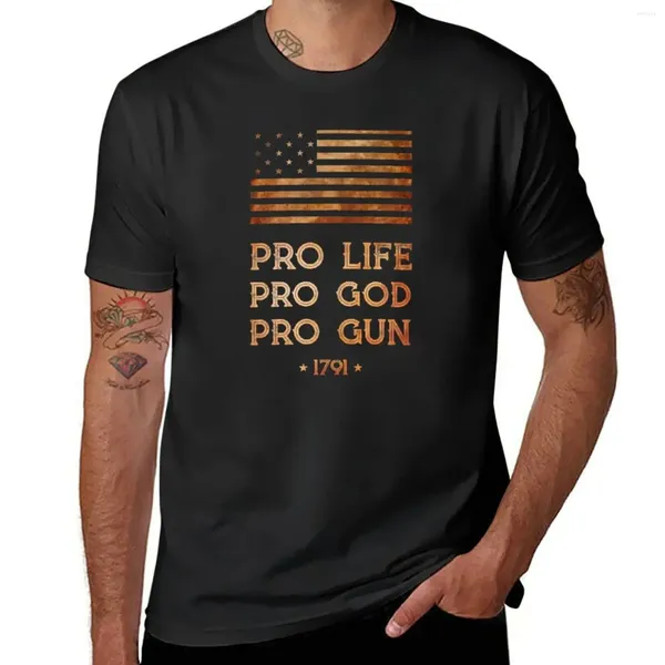 Camas de tanques de hombres 1791 Pro USA Life God Gun 13 Star Flag - For Right To Bear Arms Camiseta Tamaño de talla de talla grande Men Algodón