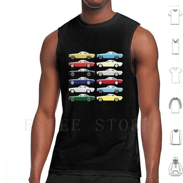 Camisetas de tirantes para hombre 1800 Choices Chaleco sin mangas P Vintage Cars Sports Swedish