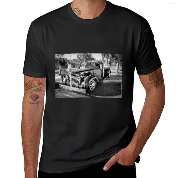 Débardeurs pour hommes 1949 Diamond T Pick Up Truck T-shirt Kawaii Vêtements Garçons Chemises Hommes T-shirts graphiques drôles