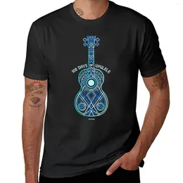 Tanktops voor heren 2024 String Theory 1: Bright Blues (aanbevolen: Print On Dark) - 100 Days Of Ukulele T-shirt Leuke herenkleding