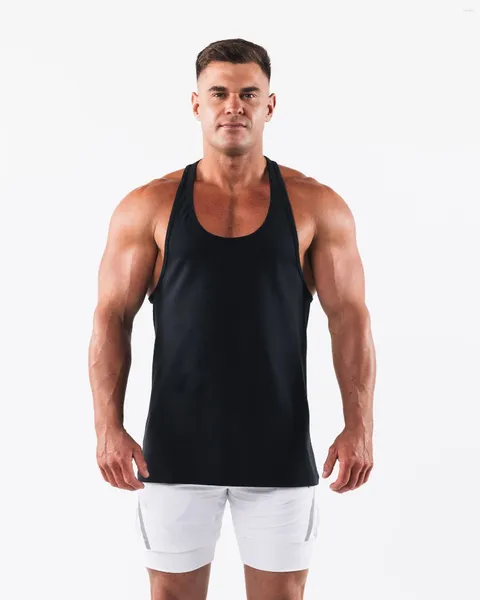 Tobs de débardeur pour hommes 2024 Été Hommes Hygroscopique et Sweat Libert Top Top Fitness Sports Vest Is Show Show Figure