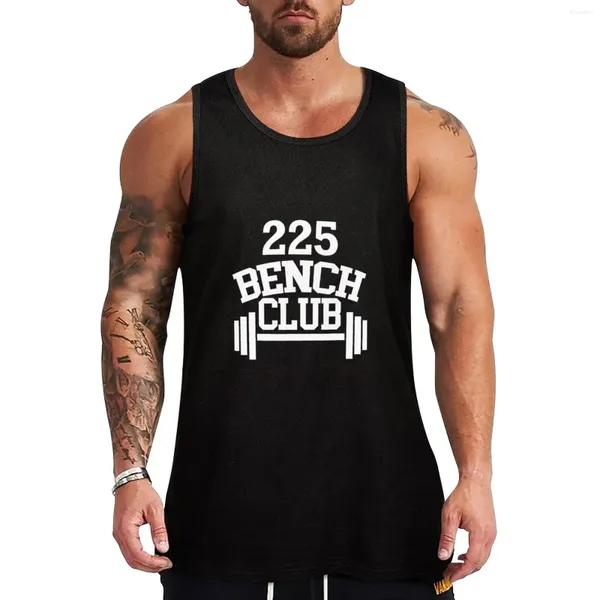 Débardeurs pour hommes 225 Lbs Bench Press Club Member Top T-shirts sans manches Gym pour hommes Vêtements Vêtements de créateurs pour hommes
