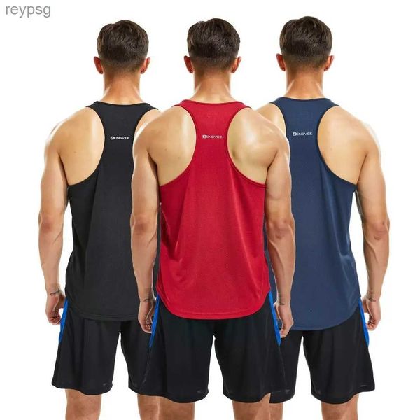 Camas de tanques masculinos 3 paquetes que corren la camiseta de tanque muscular para hombres Topes sin mangas en seco