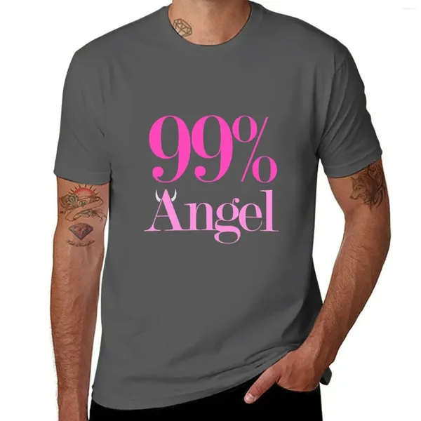 Débardeurs pour hommes 99% ANGEL 1% ... T-shirt pour garçons, chemise à imprimé animal, t-shirts personnalisés pour hommes, Pack
