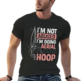 Herentanktops Aerial Hoop Loop Aerialist Dancing Classic T-Shirt Short Aesthetic Cloths Mens Vintage T Shirts