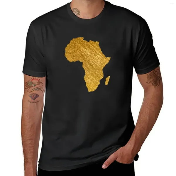 Camisetas sin mangas para hombres África Gold Continent Camiseta Anime Secado rápido Niños Blancos Camiseta de manga corta Hombres